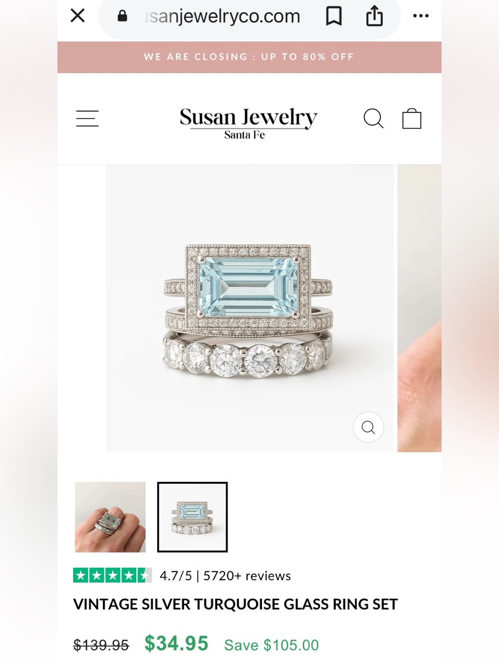 New ring set from Susan Jewelry - Picture 2 of 4
